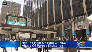 Hearing held on Madison Square Garden ahead of permit expiration