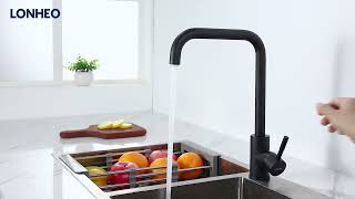 Lonheo Kitchen faucet (low pressure) - Function Display — LH21009 / LHLD0202BE / LBG0503 / LBG0520