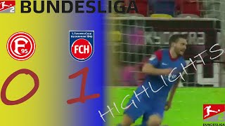 Fortuna Düsseldorf vs Heidenheim:HIGHLIGHTS & GOALS Bundesliga2