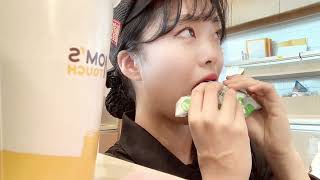 [VLOG] 맘스터치 알바생의 우당탕탕 하루 vlog #1 | 알바생의 하루🍔