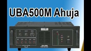 Ahuja Uba 500 Pa Dj Amplifier With Ahuja Srx 500 Speaker