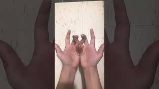 How to make frog with hands 🐸 #shorts#trick