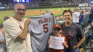 Albert Pujols makes young Cardinals fan’s day by gifting jersey off his back | NY Post Sports