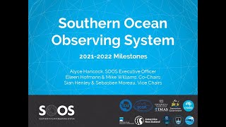 The Southern Ocean Observing System 2021-2022 Milestones