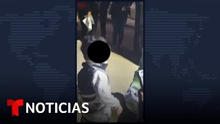 Oficiales fronterizos hallan a un niño entre la maleza | Noticias Telemundo