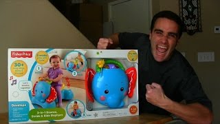Fisher Price Stride and Ride Elephant Review + Unboxing! || Toy Reviews || Konas2002