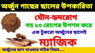 অর্জুন গাছের ছালের উপকারিতা। Arjun gacher chal upokarita। Arjun tree benefits । Pinki394