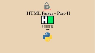 HTMLParser Part2 | HackerRank | Python Solution