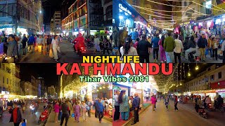 TIHAR Vibes 2081🇳🇵 - KATHMANDU Capital City Main Market NIGHTLIFE After Mayor BALEN Action 2024 🇳🇵