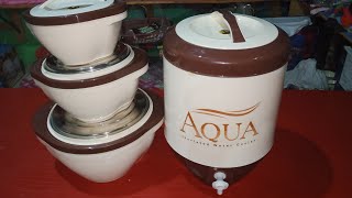 4 Piece Cooler & Hotpot Set | Premium Quality | Best Price | کولر اور ہاٹ پاٹ سیٹ