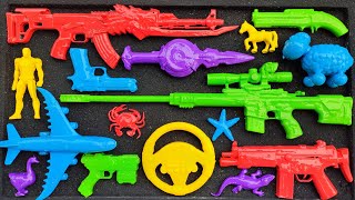 Membersihkan‼️ Shotgun, Sniper Rifle, Sapi, Glock Pistol, Mouser PSTL, Pistol Cowboy, Dinosaurus.