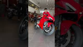 Ducati🔴 red special showroom seen of Ducati😍 #shorts