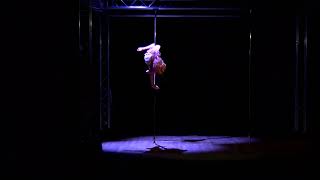 Emmeline Scachetti - Championnat Inter Régional pole dance Nord 2022 - Catégorie 40/49