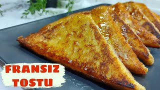FRANSIZ TOSTU TARİFİ👍BALLI YUMURTALI EKMEK😋How to Make French Toast👌🏻 Classic Quick and Easy Recipe