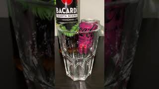 Bacardi Superior Black Rum (Carta Negra) and Coca Cola Cherry