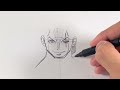 【簡単】ロロノア・ゾロの描き方！ゆっくり描いてみた！how to draw zoro onepiece