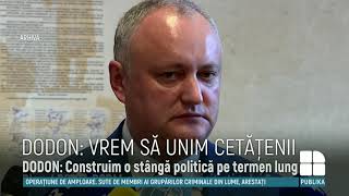 Dodon: PSRM și PCRM și-au unit forțele pentru a guverna împreună, cu un proiect social comun