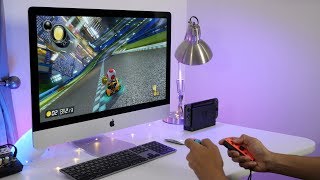 How to play Nintendo Switch on an iMac's display