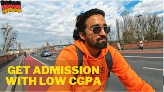 Study in Germany with LOW CGPA | No Tuition Fee