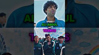 ALI ABDUL VS THANOS | SQUID GAME #paulshorts #squidgame #shorts