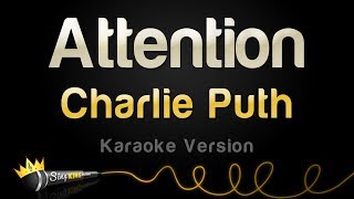 Charlie Puth Attention Karaoke Version
