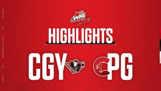 Calgary Hitmen at Prince George Cougars 12/28 | WHL Highlights 2023-24