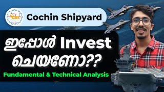 Cochin Shipyard ഇനി തിരിച്ചു കയറുമോ? | Cochin Shipyard Malayalam | Stock Market Malayalam