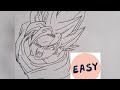 How to draw Goku Super Saiyan 1 from Dragon ball /Adi