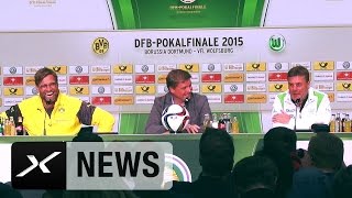 Jürgen Klopp \u0026 Dieter Hecking: Spaß-Duett bei Final-PK | Borussia Dortmund - VfL Wolfsburg