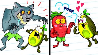 Vegetable Fell in Love with WEREWOLF | Funny Relationship Situations by Avocado Couple