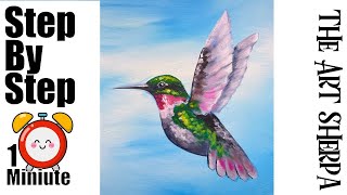 #shorts HummingBird painting process and relax