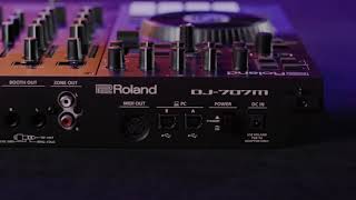 Roland DJ-707M - How to Livestream via USB and iOS | Roland DJ-707M Four-Channel