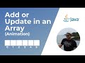 Adding or Updating elements in a One-Dimensional Array | Animation
