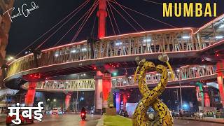 MUMBAI Walk : Oval Shaped Signature Skywalk Bridge Nana Chowk Grant Road