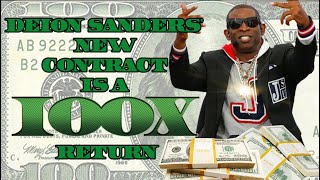 DEION SANDERS' NEW CONTRACT IS A 100X RETURN