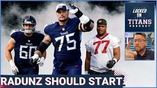 Tennessee Titans O-Line Questions: Radunz Should START, Right Tackle Concern & Left Side Potential