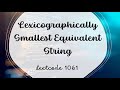 Lexicographically Smallest Equivalent String | LeetCode 1061 | Java