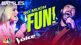 Ava Lynn Thuresson vs. Orlando Mendez on Elton John's "Rocket Man" | The Voice Battles 2022