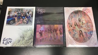 [ASMR] TWICE “Taste of Love” album unboxing (All Versions)