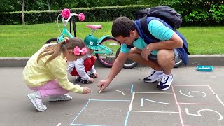 Sofia and fun day on Playground | Funny stories about the rules of conduct for kids