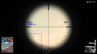 Battlefield 4 Longshot | over 2800 meters | Hitmarker | very bad sight