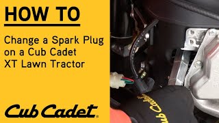 How to replace a spark plug on an XT Lawn Tractor | XT Enduro Series | Cub Cadet