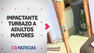 A PATADAS delincuentes realizaron TURBAZO A ADULTOS MAYORES en su casa en Conchalí