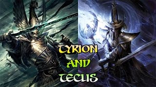 Warhammer Total War 2 Lore, Tyrion and Teclis Legendary lords of Ulthuan