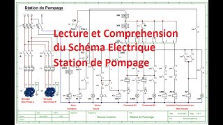 SchémaT3_Leçon1_Lecture et Compréhension du Schéma Electrique-Station de Pompage-Revision 05/12/2023