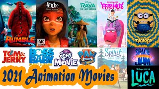 Best Upcoming Animation Movies 2021 | Animation Movies 2021 | Movies | Animation | Dream Animators