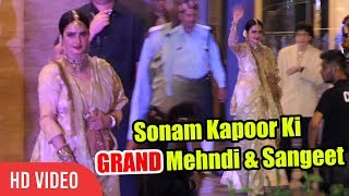 Evergreen Rekha At Sonam Kapoor-Anand Ahuja's Sangeet & Mehndi | GRAND PARTY