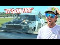 Our Brand New Racecar Caught on Fire...