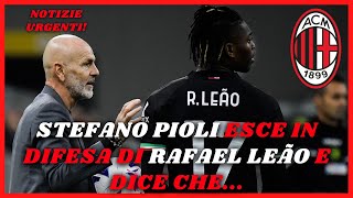 🚨 Stefano Pioli dice: Leão non riceve palla con...  AC Milan News 360 ⚽