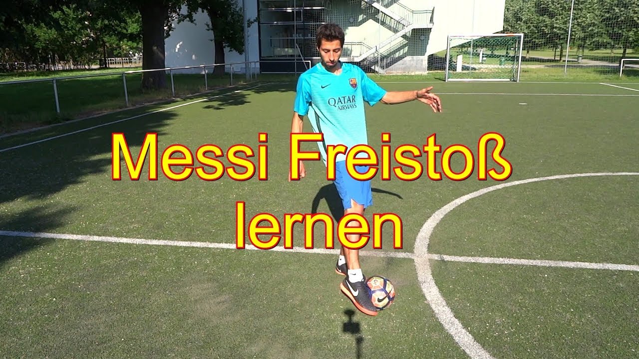 Wie Messi Freistoß Schießen Tutorial /Wie Macht Man Den Messi Freistoß ...